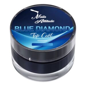 Blue Diamond Top Coat – Blooming Gel – Nails Attitude
