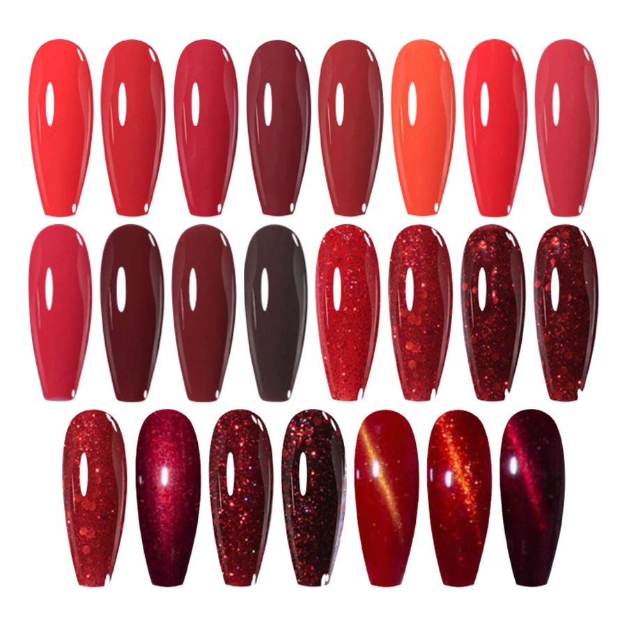 Vernis semi-permanent – Les Rouges – Nails Attitude